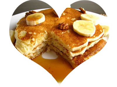 Banana Buttermilk Pancakes