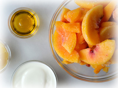 Peach Yogurt Frozen