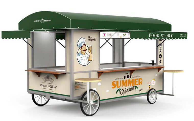 RH-A mobile food cart for sale
