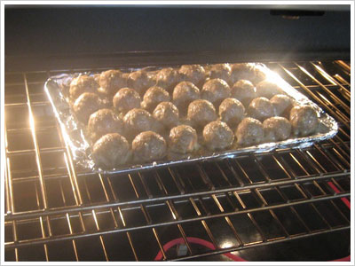 bake meat balls