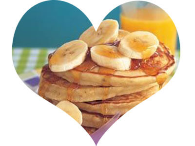 banana pancakes yummy