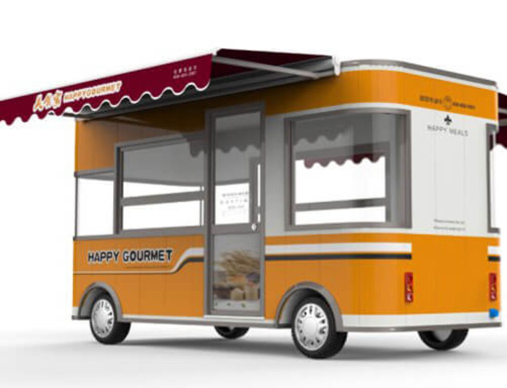 Electric Tricycle Food Cart Where The Food Comes Easy And Fast