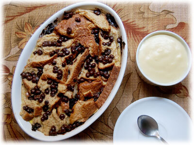 chocolate chip bread pudding