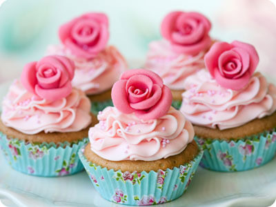 flower cupcake