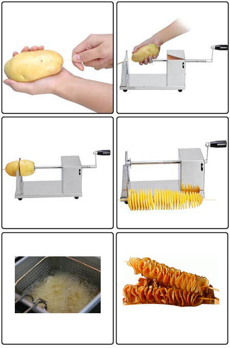 make twist potato chips